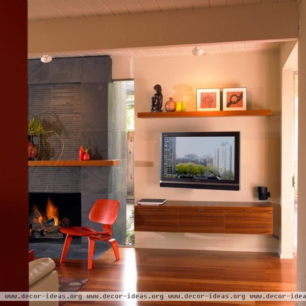 Modern Eichler Living Room - eclectic - living room - san francisco