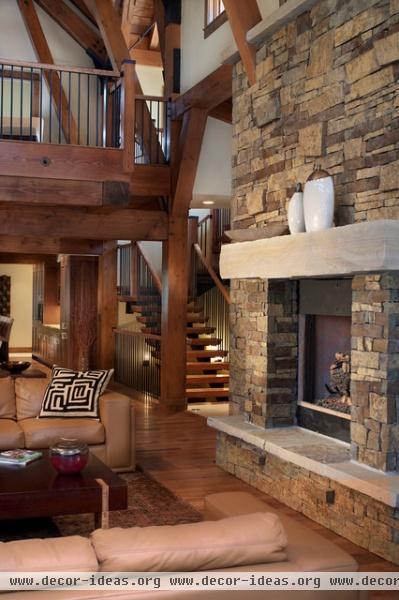 Stonebridge - traditional - family room - denver