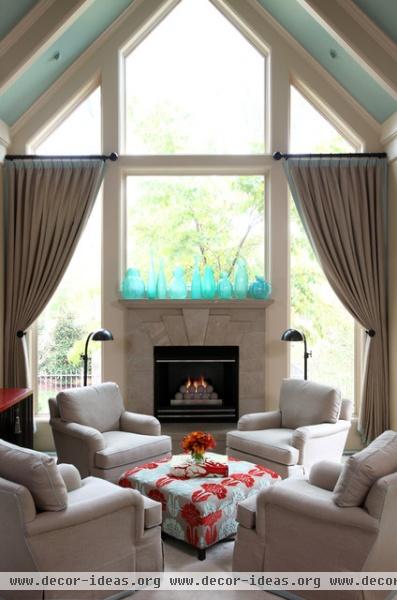 Leawood Residence - traditional - living room - little rock