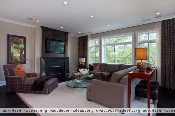 Aldine Avenue - traditional - living room - chicago