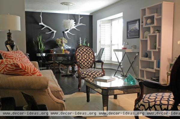 Dallas, TX: Lyndsey & Steve - eclectic - living room - dallas