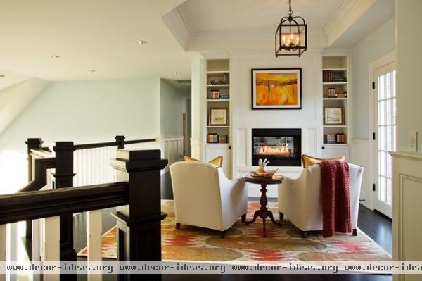 West Coast Hampton - traditional - living room - portland