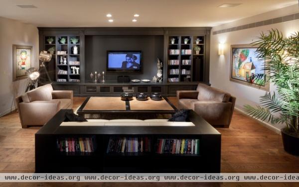 media room - contemporary - media room -