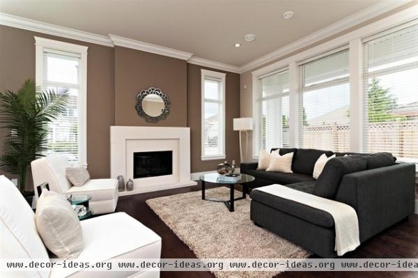 Scratchley Crescent - contemporary - family room - vancouver