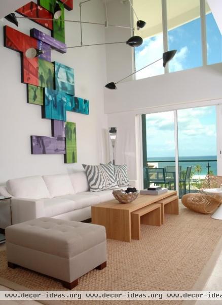 POGGI DESIGN - contemporary - living room - miami