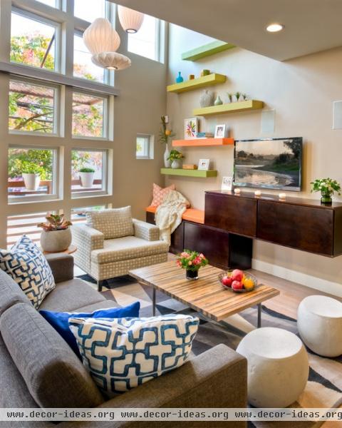 Sunset Smart Homes - contemporary - family room - san francisco