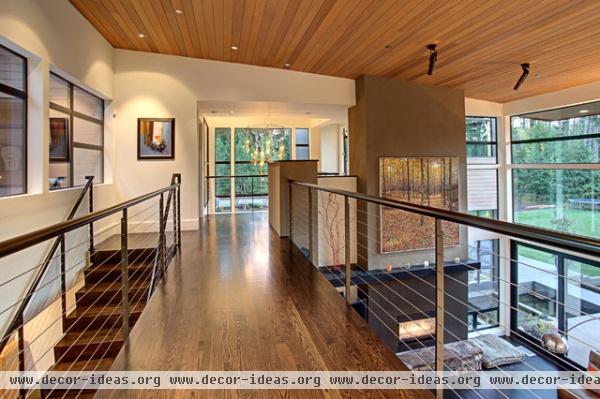 Forest House - Living Area - contemporary - living room - seattle