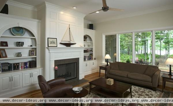 Living Spaces - traditional - family room - charlotte