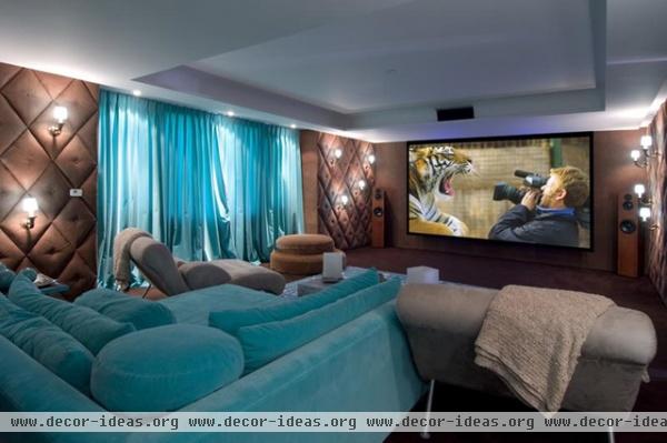 Home Theaters - modern - media room - dallas