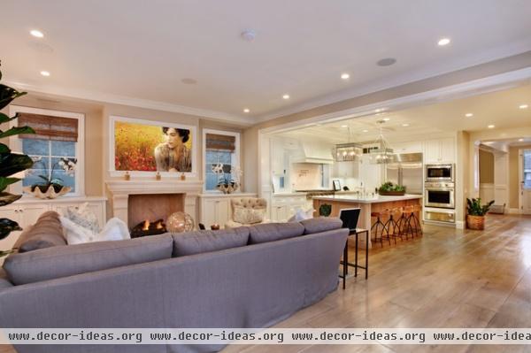 Bayshores Drive - traditional - family room - orange county