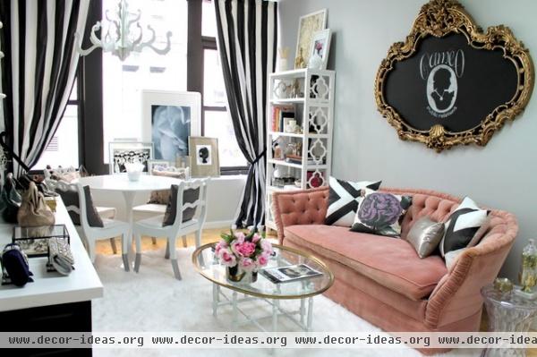 NYC Fashion PR Firm - eclectic - living room - kansas city