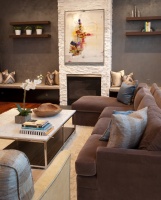 Glamorous Family Room - modern - family room - baltimore