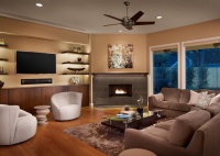 Northwest Hills Remodel - contemporary - family room - austin