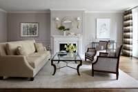 City Townhome - traditional - living room - chicago