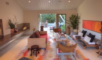 Transitional Contemporary - eclectic - living room - los angeles