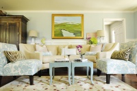 Contemporary Beach Living Room - traditional - living room - charleston