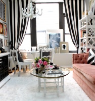 NYC Fashion PR Firm - eclectic - living room - kansas city