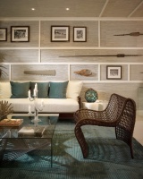 Model Residences at the St. Regis Resort, Bal Harbour - tropical - living room - miami