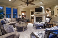 Spur Road - Edina, MN - traditional - family room - minneapolis