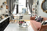 NYC Fashion PR Firm - eclectic - living room - kansas city