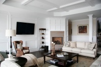 Barrie Residence - traditional - family room - toronto