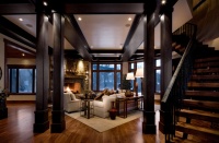 River Bend Ranch - traditional - living room - salt lake city