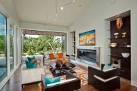 East Living Room in Spanish Oaks - contemporary - living room - austin