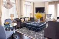 Transitional Design - contemporary - living room - los angeles