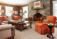 Darien Family Room - traditional - family room - new york