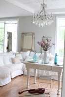 Dreamy Whites - eclectic - living room - other metro