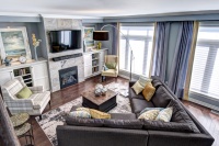 Suburban Contemporary Family Room - contemporary - living room - ottawa