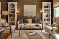 McCroskey Interiors - traditional - family room - kansas city