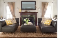 Chalet Interiors - traditional - living room - denver