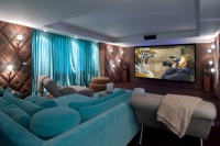 Home Theaters - modern - media room - dallas