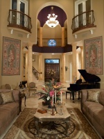 Private residence - mediterranean - living room - miami