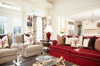 Greenfield Hill Residence - traditional - family room - new york