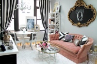 NYC Fashion PR Firm - eclectic - living room - kansas city