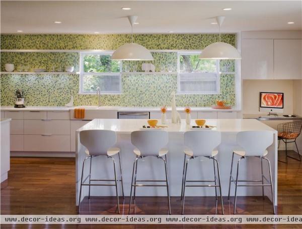 Light Contemporary Kitchen by Laura Britt