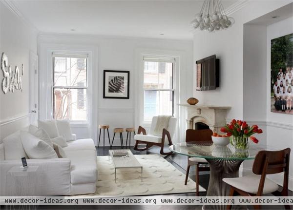 Light Contemporary Living Room by William Ruhl & Bradford Walker