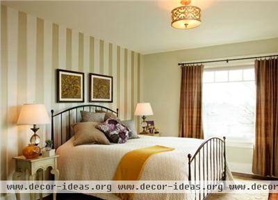 Homey Transitional Bedroom by Garrison Hullinger