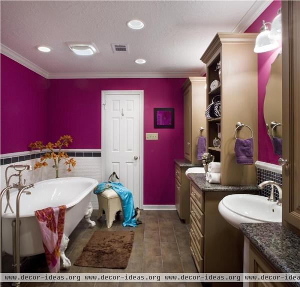 Dramatic Contemporary Bathroom by Cindy Aplanalp