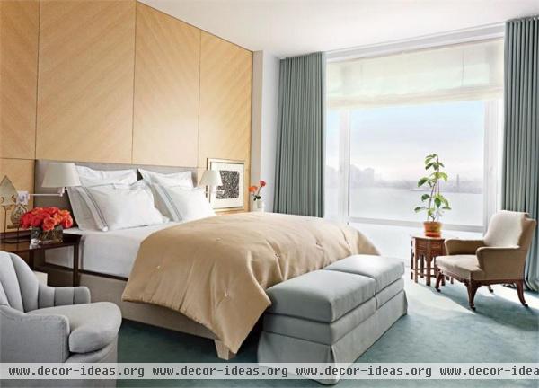 Classic Contemporary Bedroom by Vicente Wolf Associates