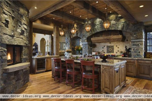 Homey Country/Rustic Kitchen by Jerry Locati