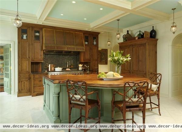 Open Traditional Kitchen by James Howard