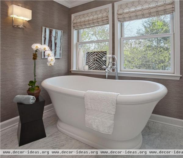 Elegant Transitional Bathroom by Chris Prince