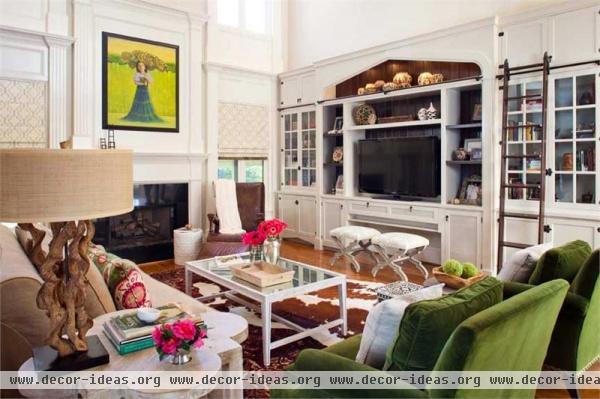 Casual Transitional Living Room by TerraCotta Properties