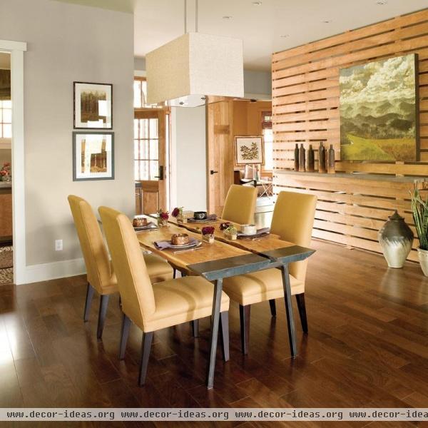 Dramatic Contemporary Dining Room by Traci Kearns