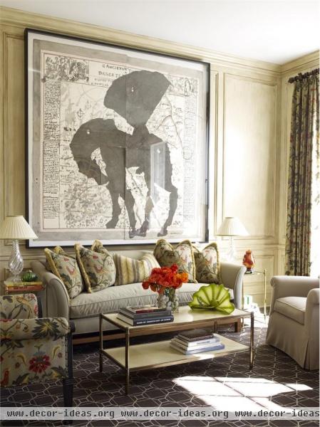 Formal Transitional Living Room by Gideon Mendelson