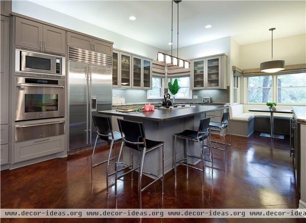 Open Contemporary Kitchen by Laura Britt