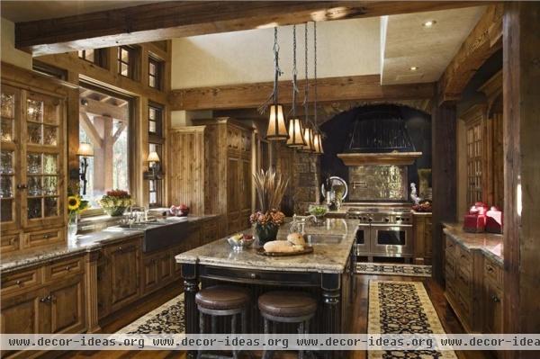 Homey Country/Rustic Kitchen by Jerry Locati